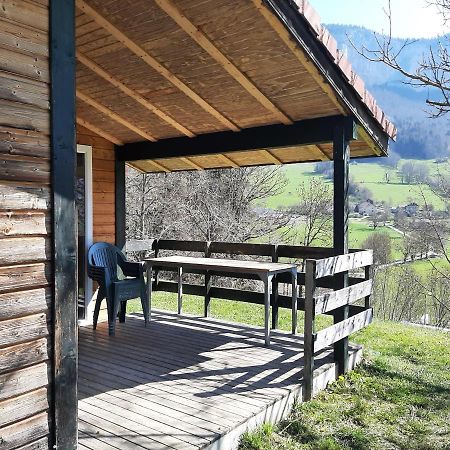 Chalet Du Camping La Porte St Martin Saint-Martin-en-Vercors Exterior foto