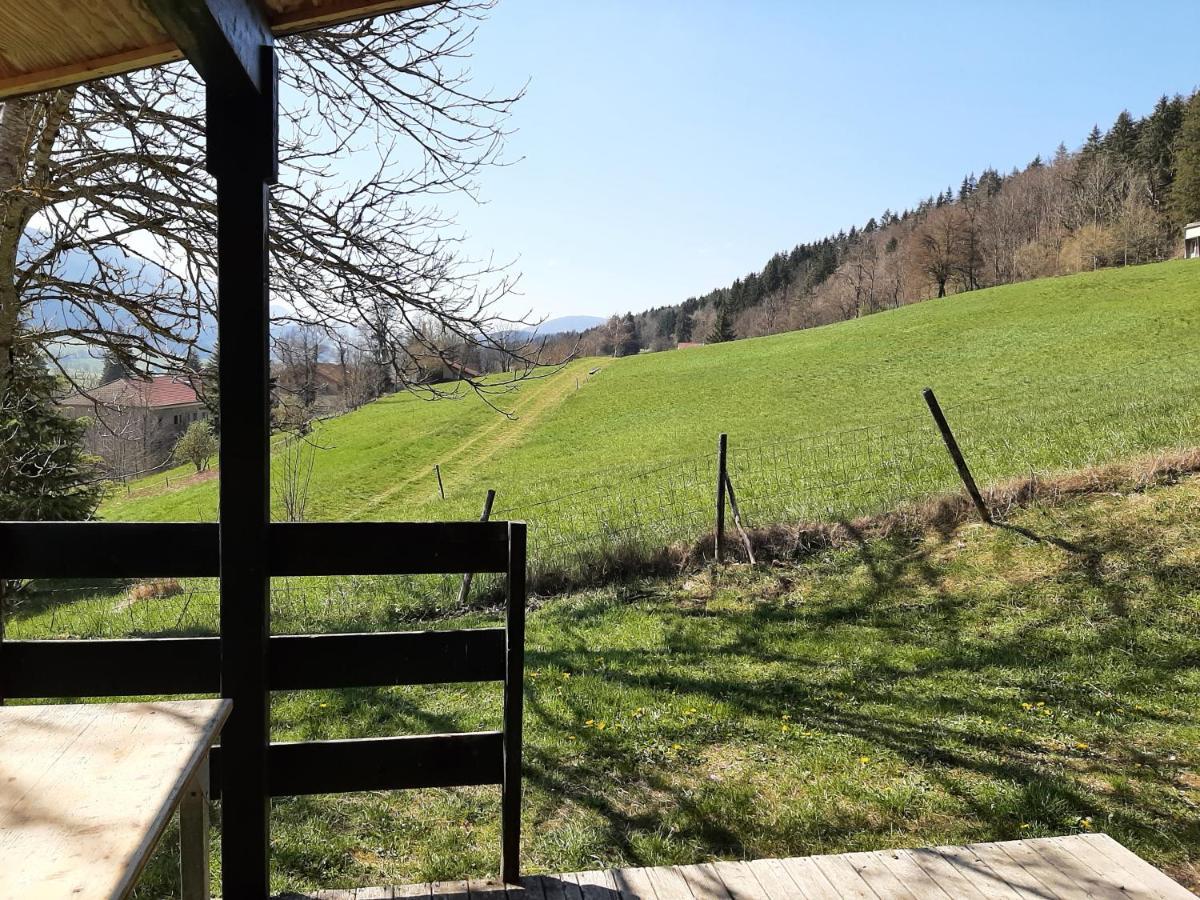 Chalet Du Camping La Porte St Martin Saint-Martin-en-Vercors Exterior foto