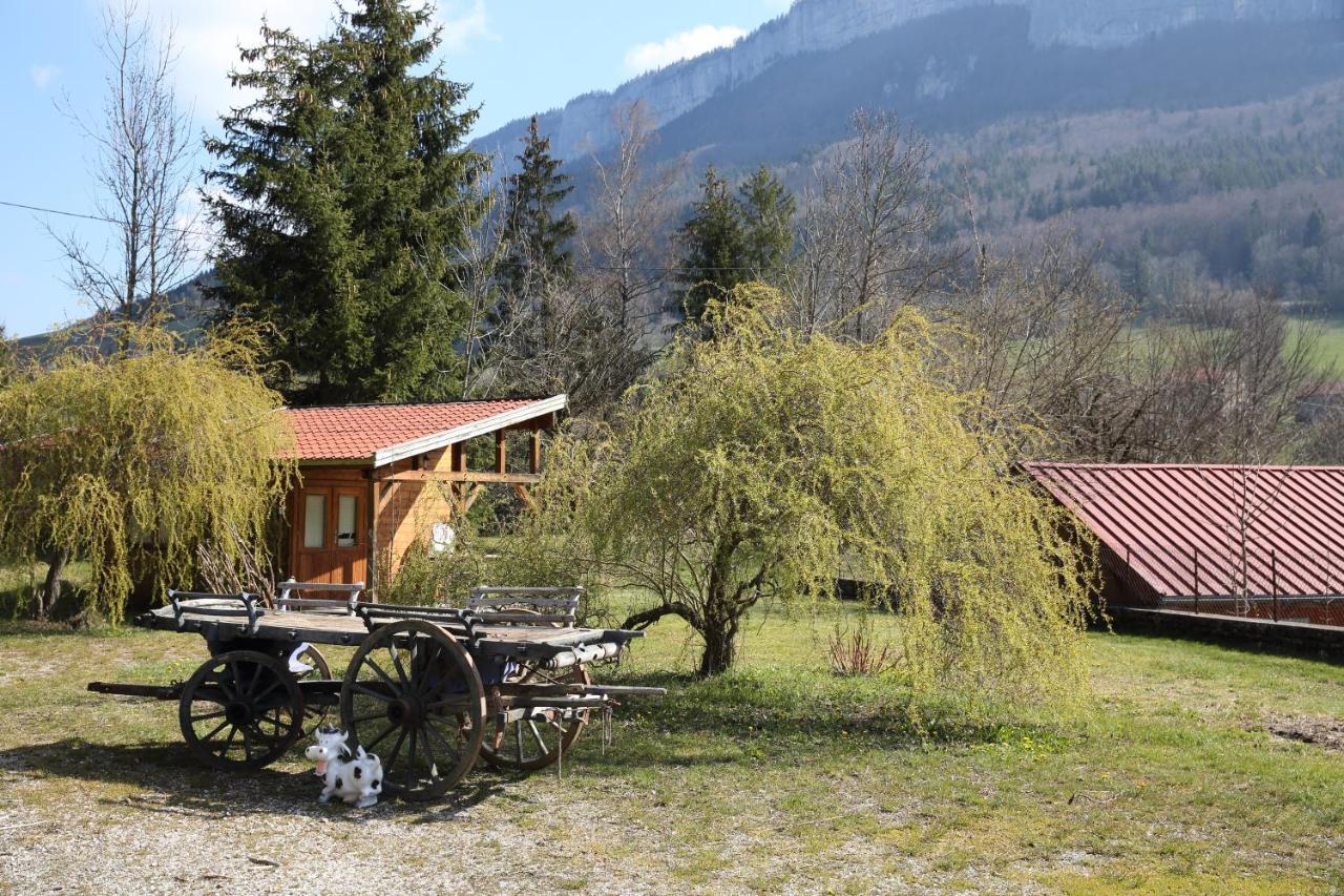 Chalet Du Camping La Porte St Martin Saint-Martin-en-Vercors Exterior foto